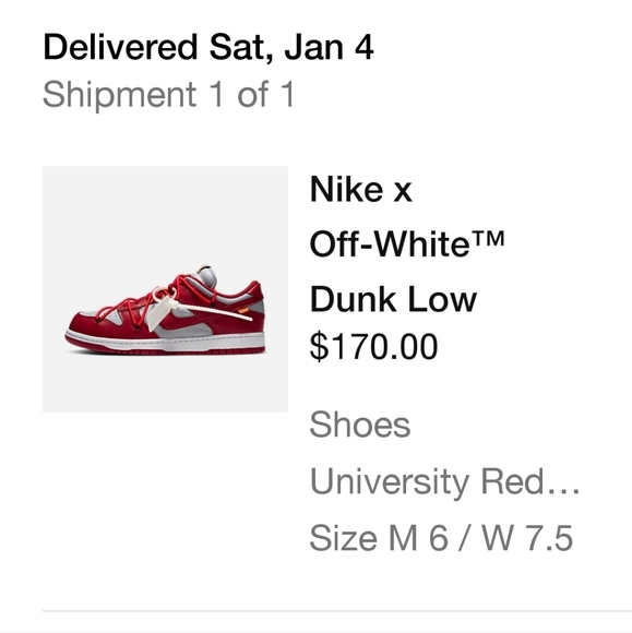 Off white dunks - Picture 6 of 6